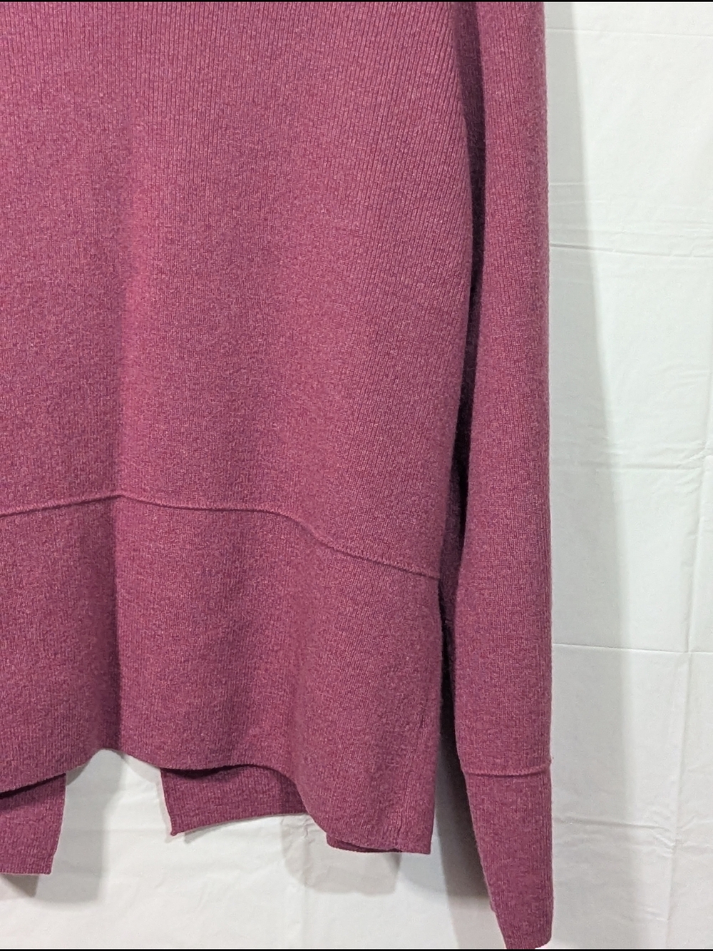 Charter Club 100% Cashmere Cardigan Sweater Pink Large Soft Luxe Minimalist - Picture 12 of 13